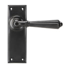 Aged Bronze Hinton Lever Latch Set | From The Anvil - Lever Latch - From The Anvil - Yester Home
