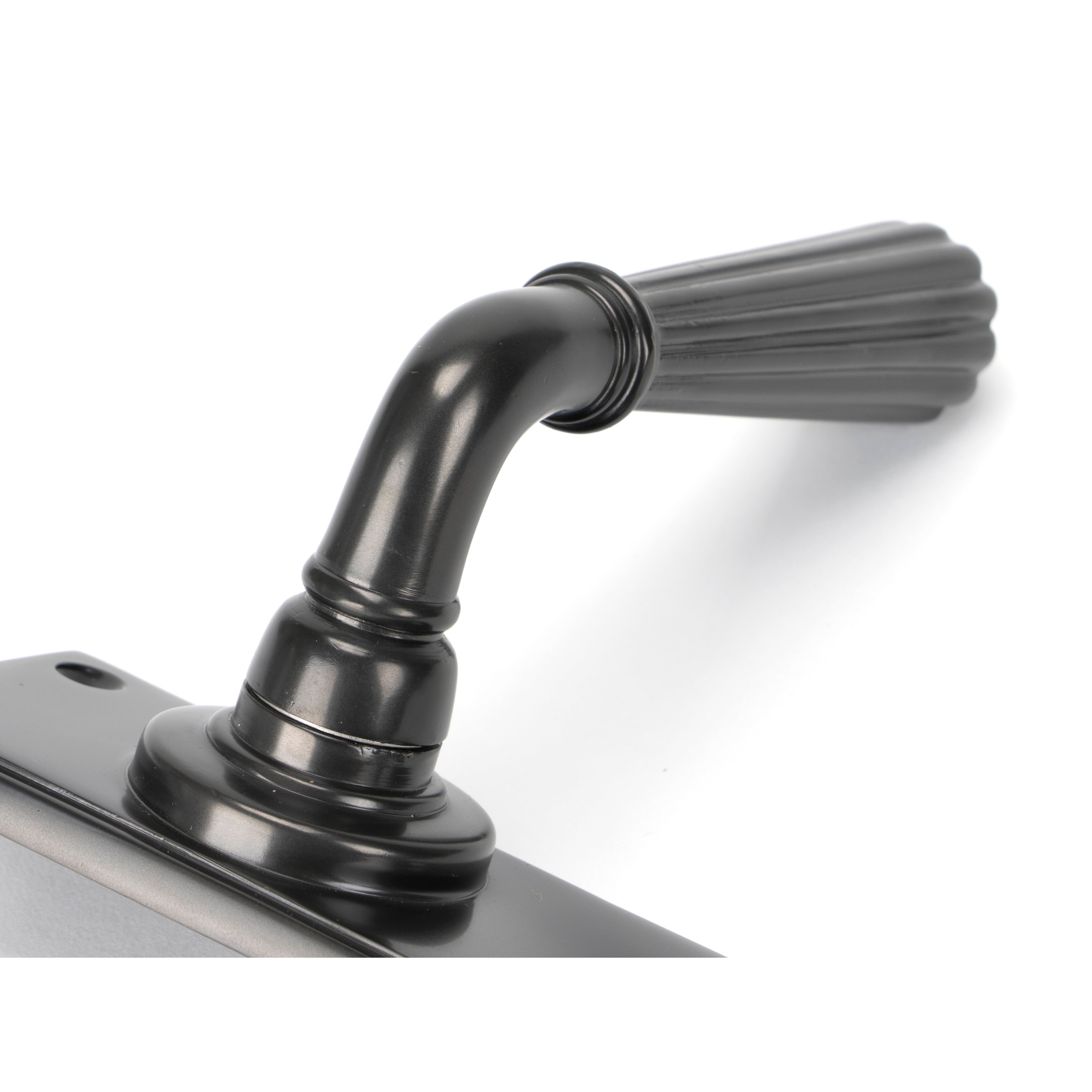 Aged Bronze Hinton Lever Lock Set | From The Anvil-Lever Lock-Yester Home