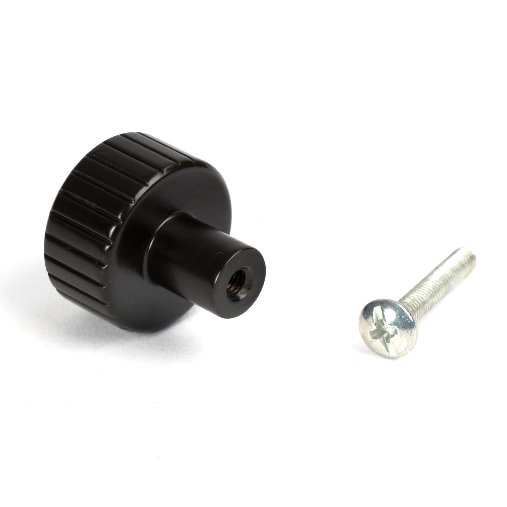 Aged Bronze Judd Cabinet Knob - 25mm (No rose) | From The Anvil-Cabinet Knobs-Yester Home