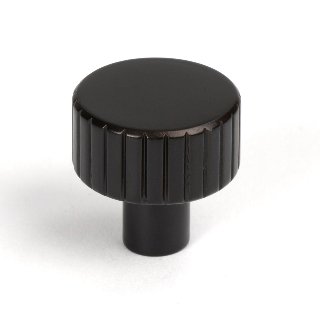 Aged Bronze Judd Cabinet Knob - 25mm (No rose) | From The Anvil-Cabinet Knobs-Yester Home