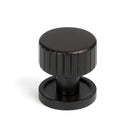 Aged Bronze Judd Cabinet Knob - 25mm (Plain) | From The Anvil - Cabinet Knobs - From The Anvil - Yester Home