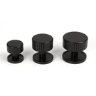 Aged Bronze Judd Cabinet Knob - 25mm (Plain) | From The Anvil-Cabinet Knobs-Yester Home