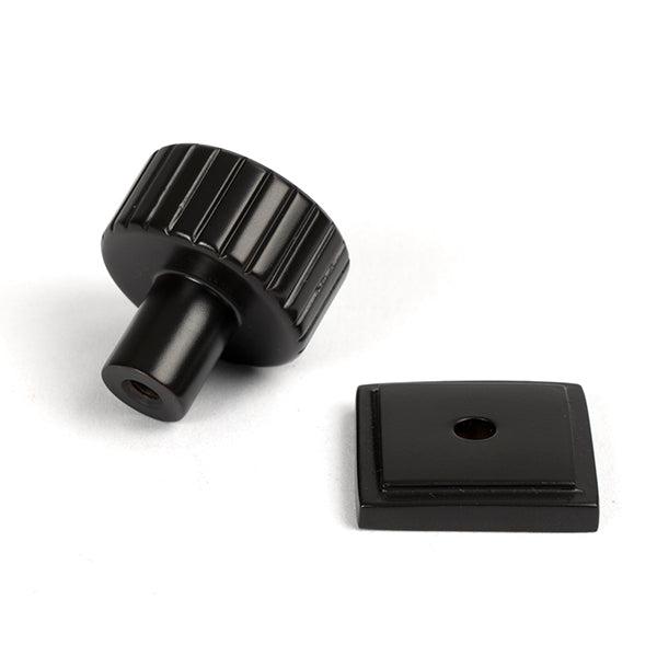 Aged Bronze Judd Cabinet Knob - 25mm (Square) | From The Anvil-Cabinet Knobs-Yester Home