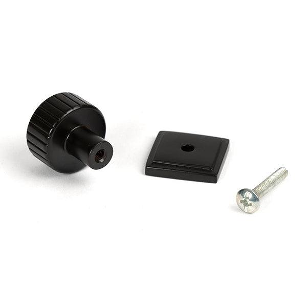 Aged Bronze Judd Cabinet Knob - 25mm (Square) | From The Anvil-Cabinet Knobs-Yester Home