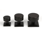 Aged Bronze Judd Cabinet Knob - 25mm (Square) | From The Anvil-Cabinet Knobs-Yester Home