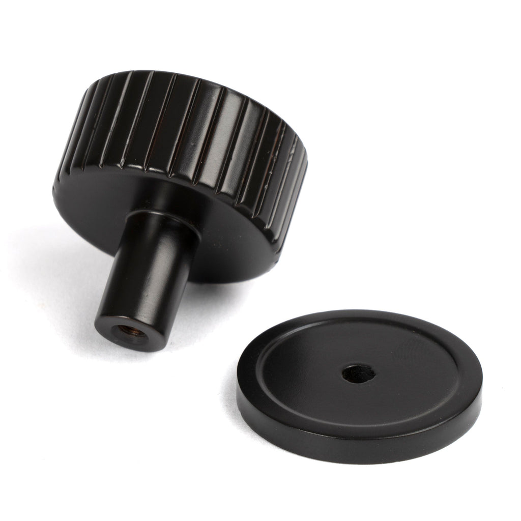 Aged Bronze Judd Cabinet Knob - 32mm (Plain) | From The Anvil-Cabinet Knobs-Yester Home