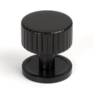 Aged Bronze Judd Cabinet Knob - 32mm (Plain) | From The Anvil-Cabinet Knobs-Yester Home