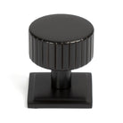 Aged Bronze Judd Cabinet Knob - 32mm (Square) | From The Anvil-Cabinet Knobs-Yester Home