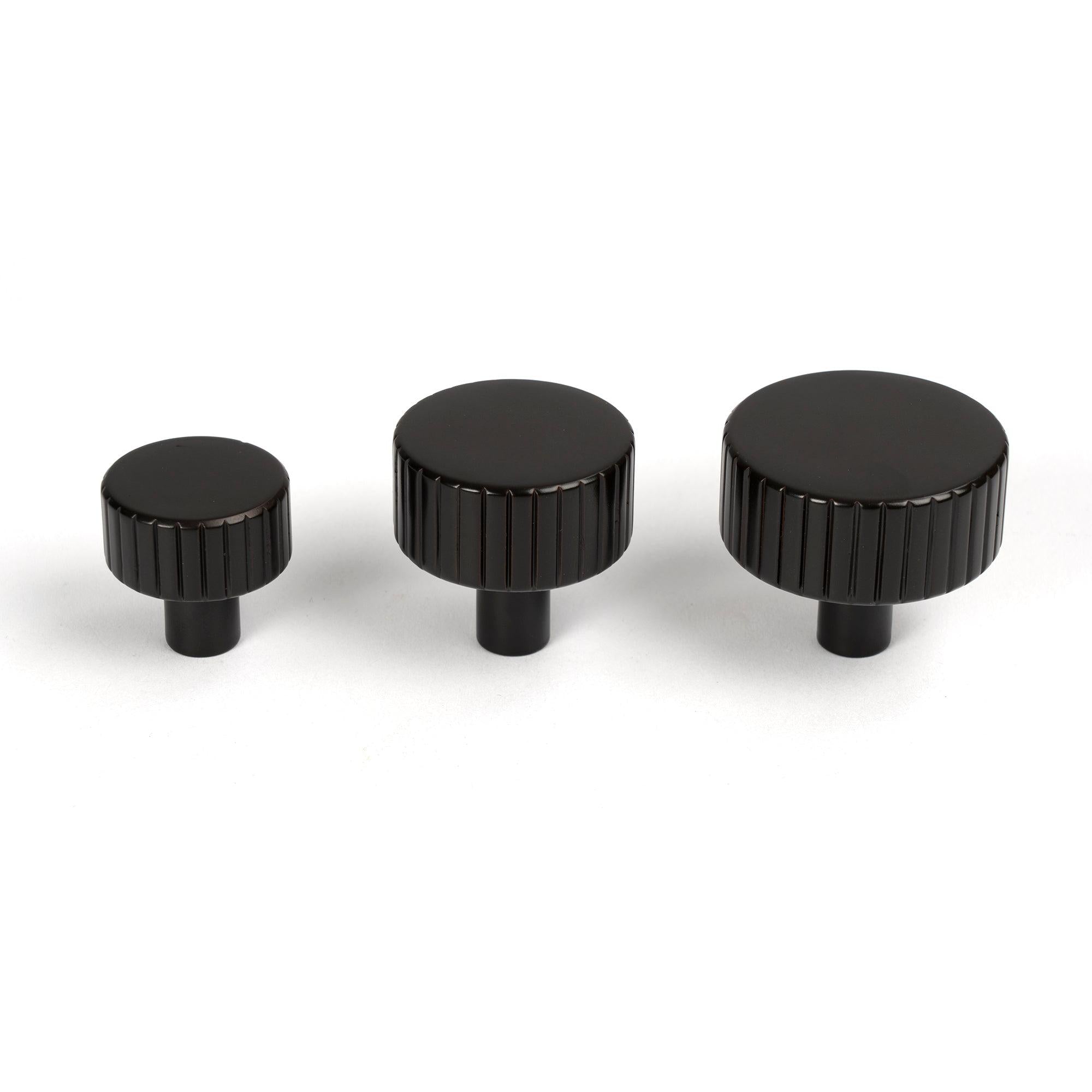 Aged Bronze Judd Cabinet Knob - 38mm (No rose) | From The Anvil - Cabinet Knobs - From The Anvil - Yester Home