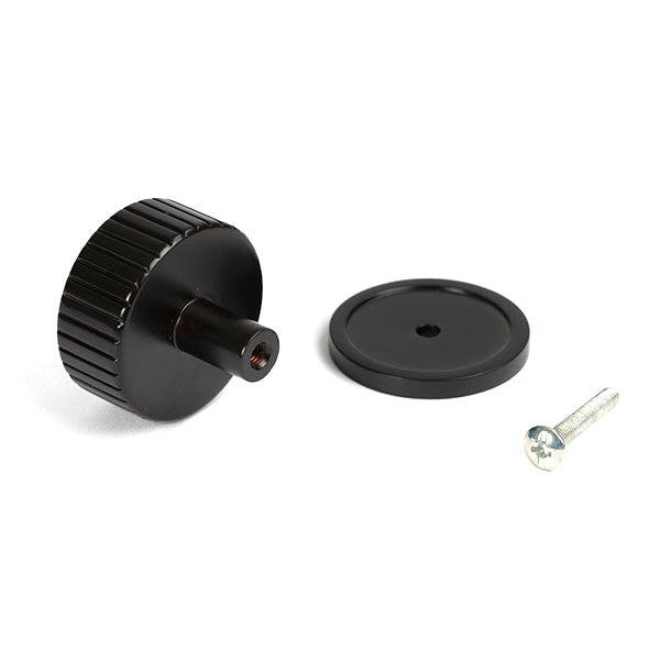 Aged Bronze Judd Cabinet Knob - 38mm (Plain) | From The Anvil-Cabinet Knobs-Yester Home