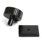 Aged Bronze Judd Cabinet Knob - 38mm (Square) | From The Anvil-Cabinet Knobs-Yester Home