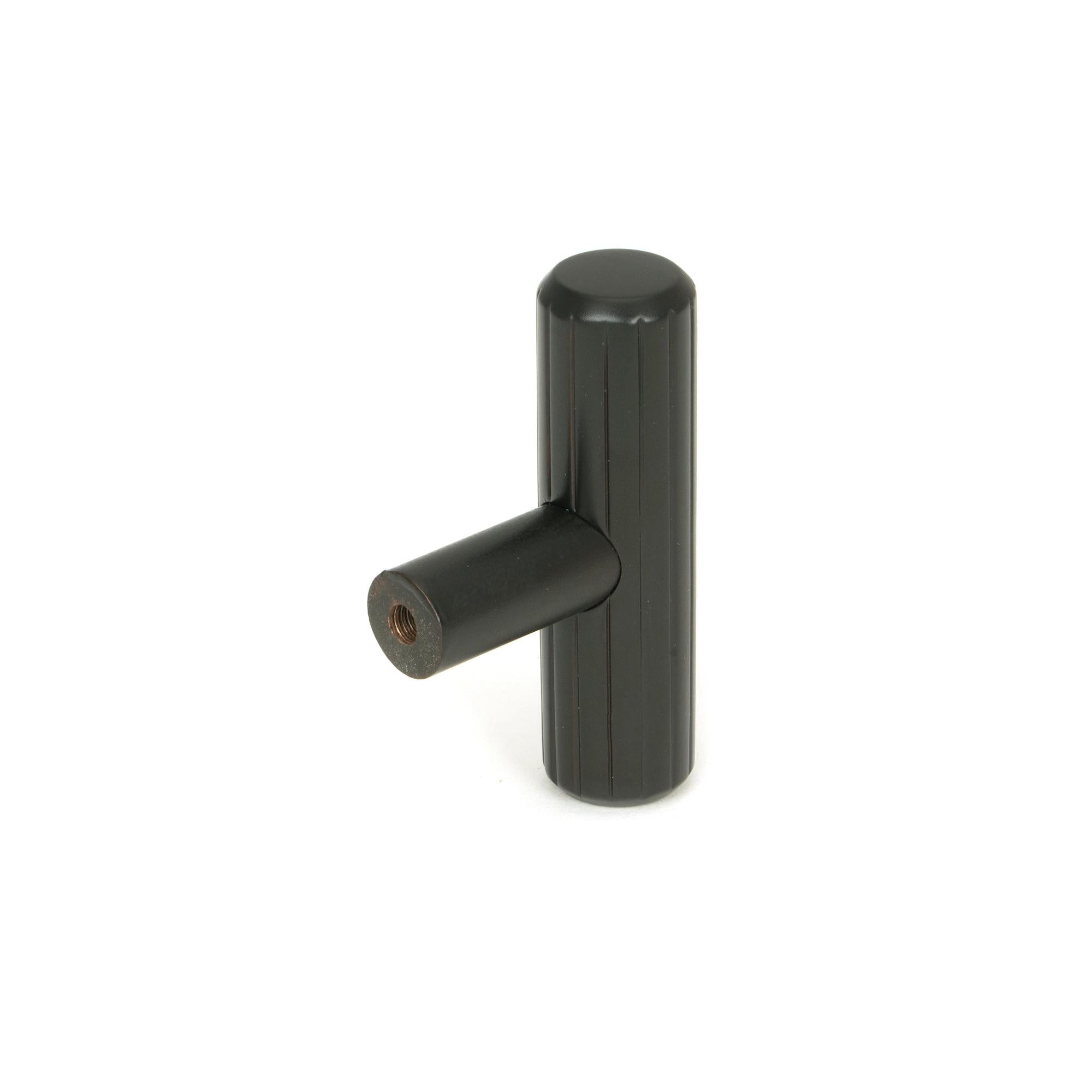 Aged Bronze Judd T-Bar | From The Anvil - Cabinet Knobs - From The Anvil - Yester Home