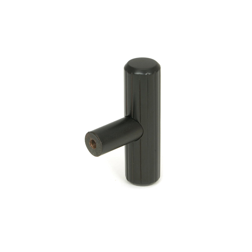 Aged Bronze Judd T-Bar | From The Anvil-Cabinet Knobs-Yester Home