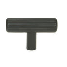 Aged Bronze Judd T-Bar | From The Anvil - Cabinet Knobs - From The Anvil - Yester Home