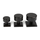 Aged Bronze Kelso Cabinet Knob - 25mm (Square) | From The Anvil - Cabinet Knobs - From The Anvil - Yester Home