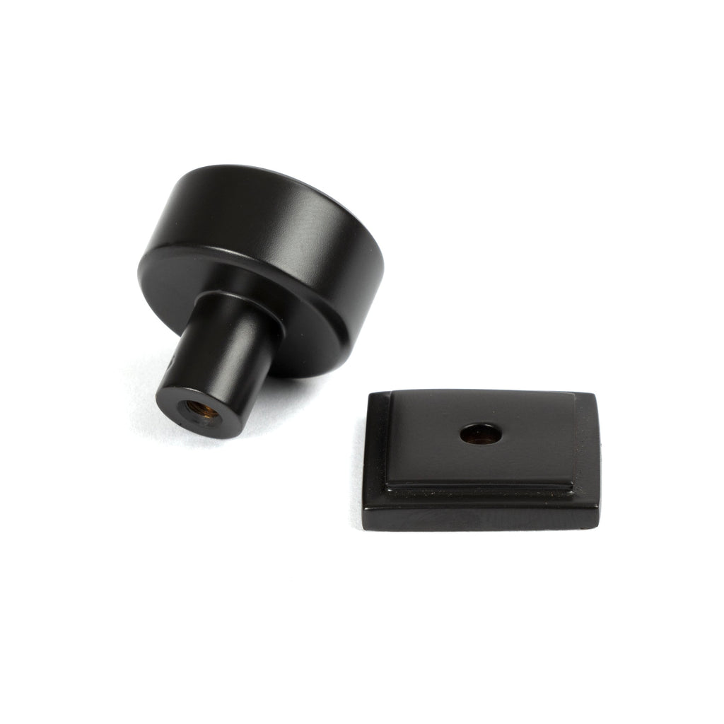 Aged Bronze Kelso Cabinet Knob - 25mm (Square) | From The Anvil