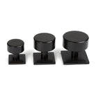 Aged Bronze Kelso Cabinet Knob - 25mm (Square) | From The Anvil-Cabinet Knobs-Yester Home
