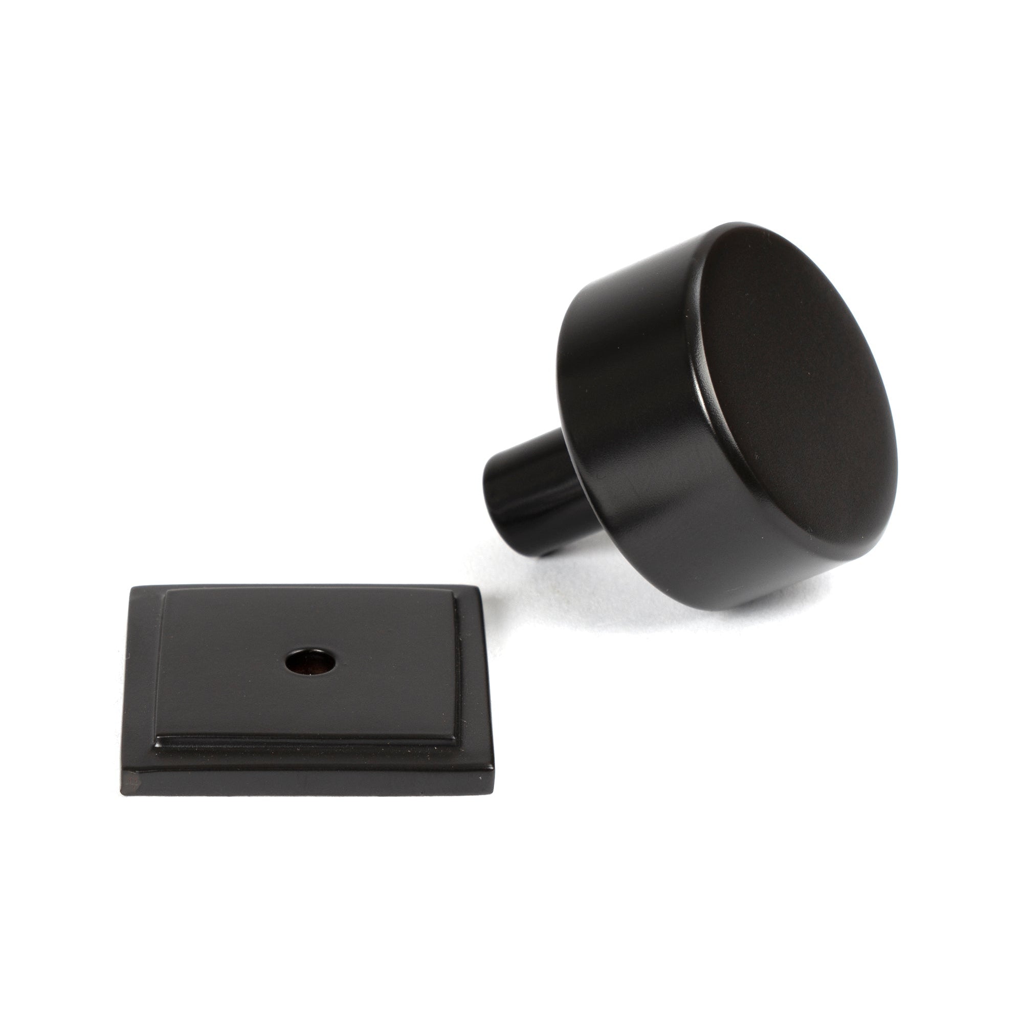 Aged Bronze Kelso Cabinet Knob - 32mm (Square) | From The Anvil-Cabinet Knobs-Yester Home