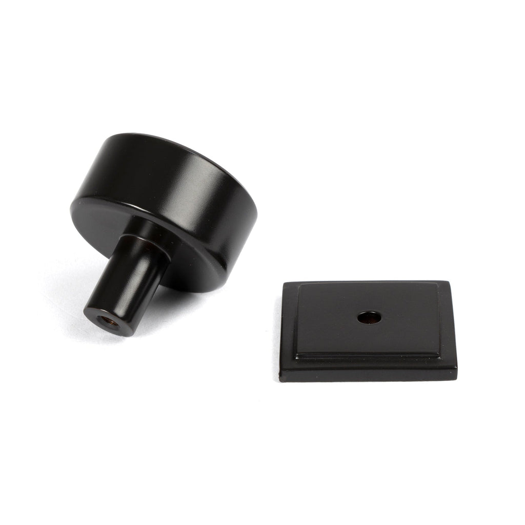 Aged Bronze Kelso Cabinet Knob - 32mm (Square) | From The Anvil-Cabinet Knobs-Yester Home