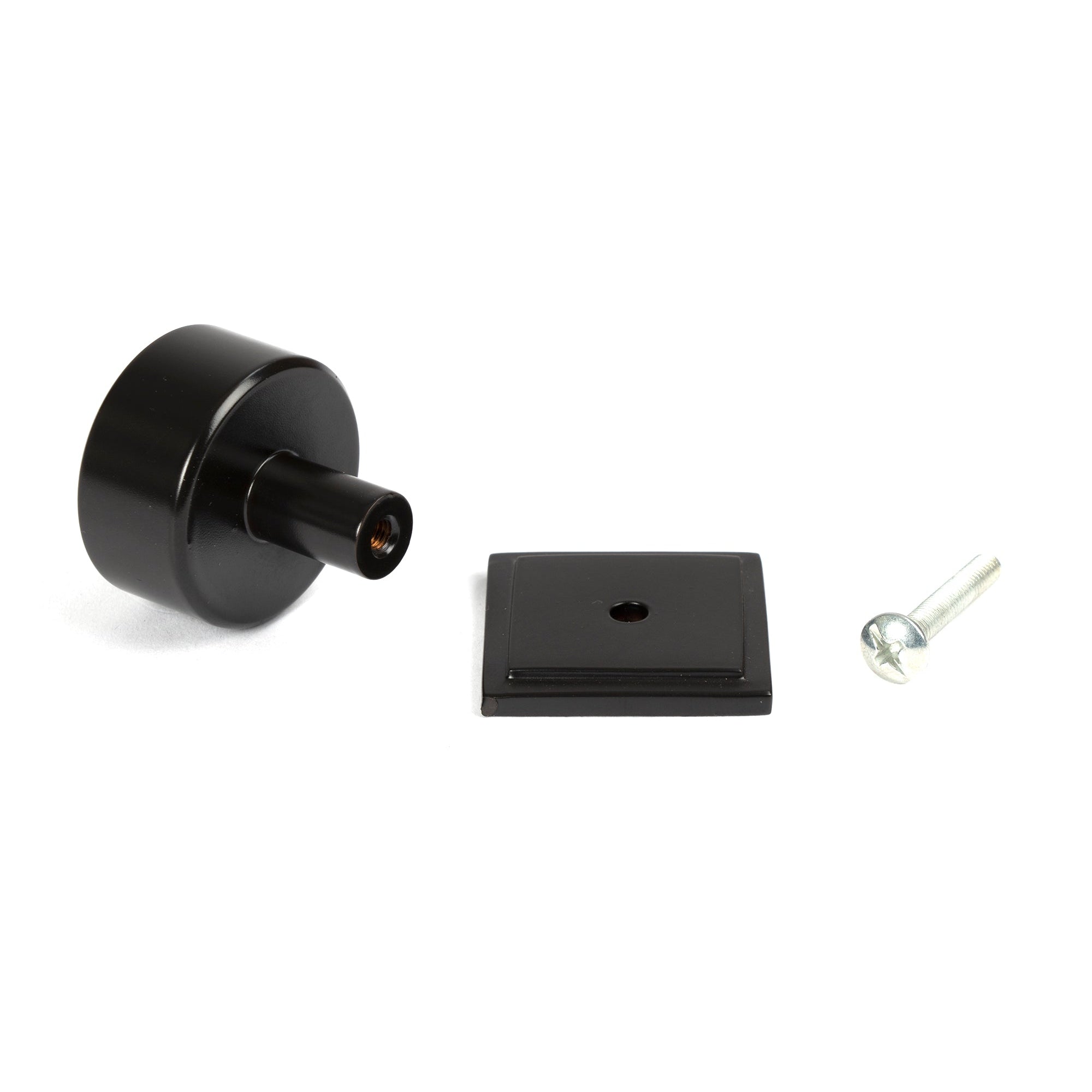 Aged Bronze Kelso Cabinet Knob - 32mm (Square) | From The Anvil-Cabinet Knobs-Yester Home