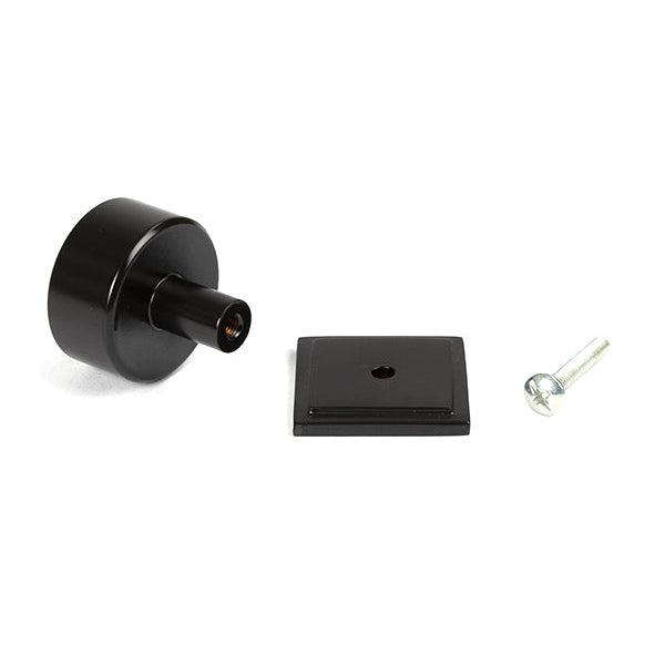 Aged Bronze Kelso Cabinet Knob - 32mm (Square) | From The Anvil-Cabinet Knobs-Yester Home