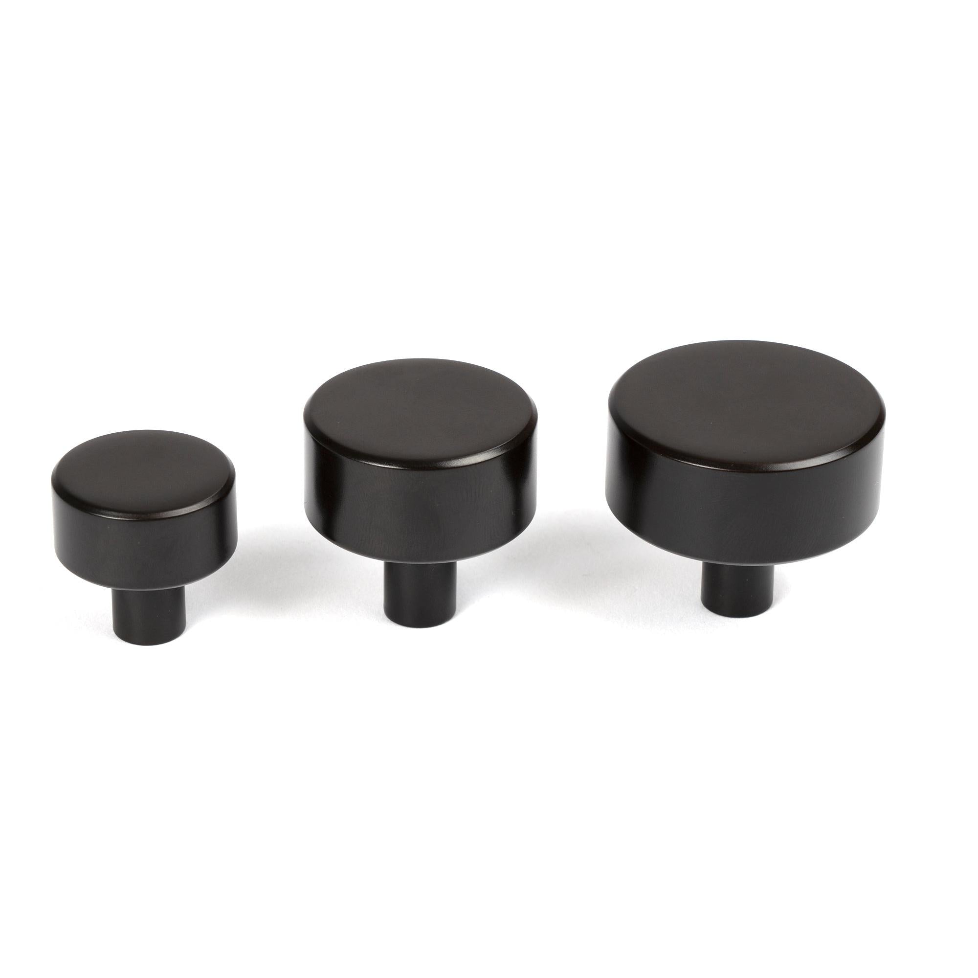 Aged Bronze Kelso Cabinet Knob - 38mm (No rose) | From The Anvil - Cabinet Knobs - From The Anvil - Yester Home