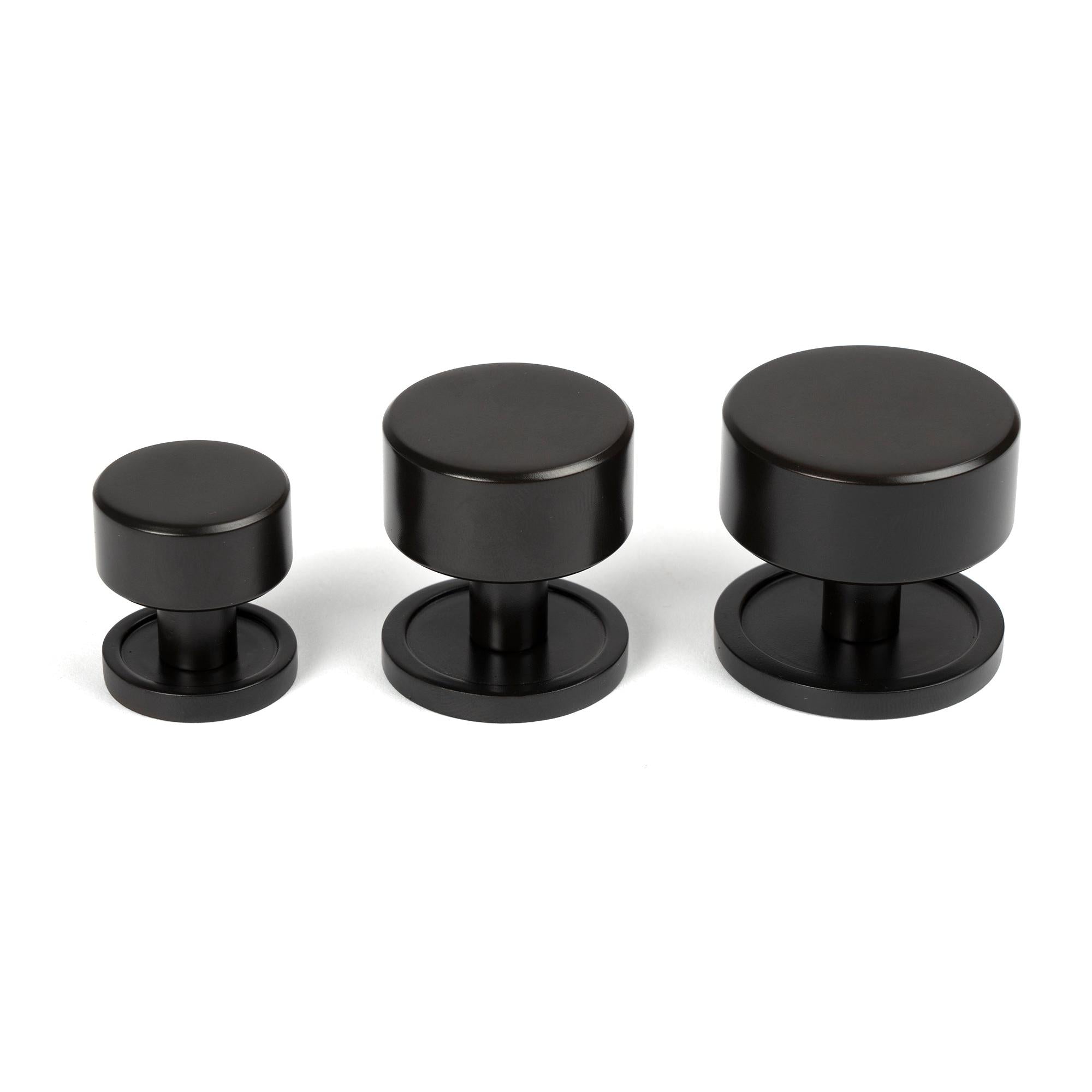 Aged Bronze Kelso Cabinet Knob - 38mm (Plain) | From The Anvil - Cabinet Knobs - From The Anvil - Yester Home