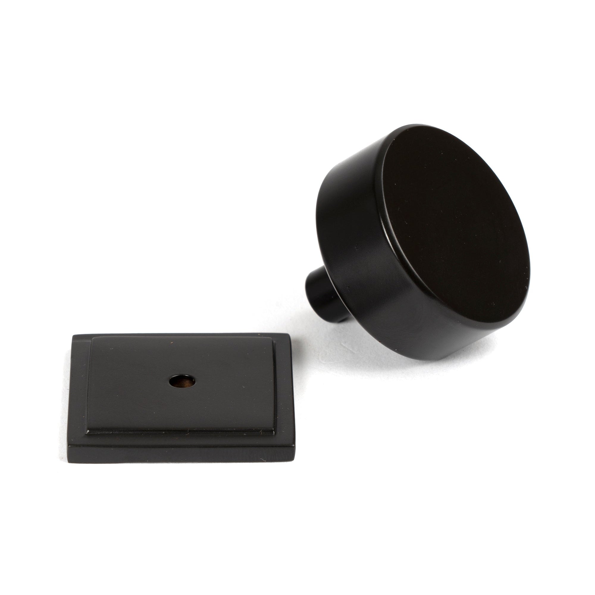 Aged Bronze Kelso Cabinet Knob - 38mm (Square) | From The Anvil-Cabinet Knobs-Yester Home