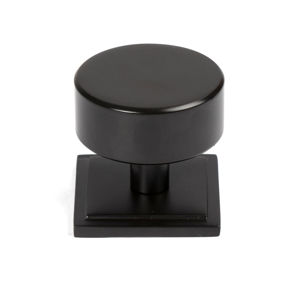 Aged Bronze Kelso Cabinet Knob - 38mm (Square) | From The Anvil-Cabinet Knobs-Yester Home
