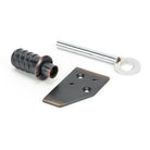 Aged Bronze Key-Flush Sash Stop | From The Anvil - Sash Stops - From The Anvil - Yester Home