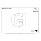 Aged Bronze Letter G | From The Anvil-Letters-Yester Home