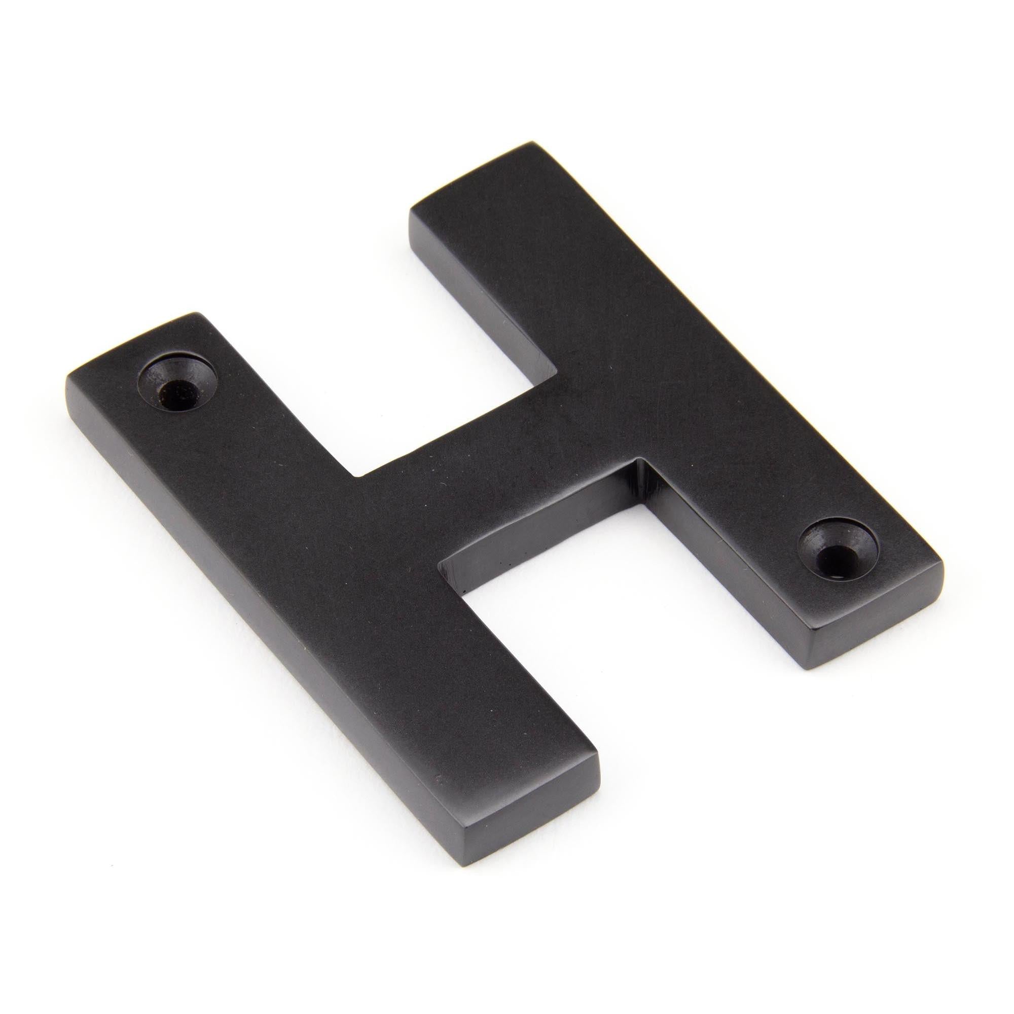 Aged Bronze Letter H | From The Anvil - Letters - From The Anvil - Yester Home