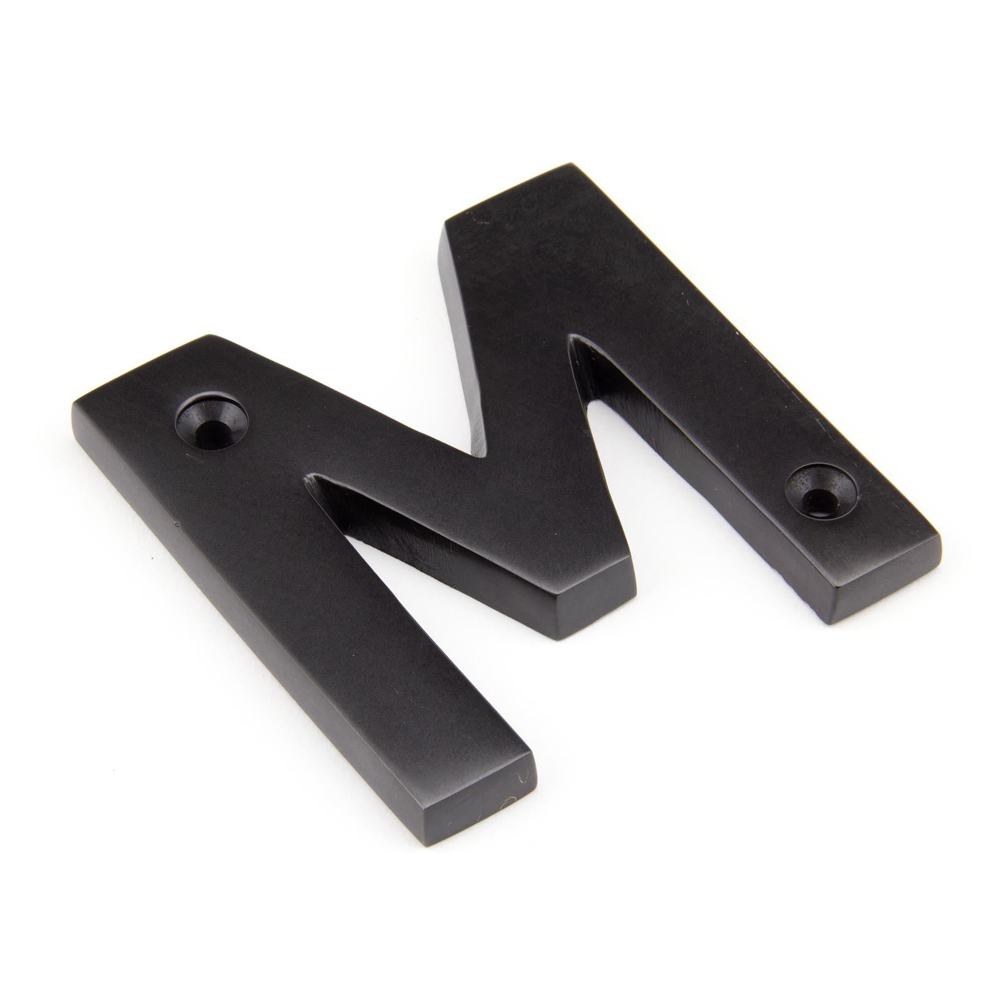 Aged Bronze Letter M | From The Anvil - Letters - From The Anvil - Yester Home