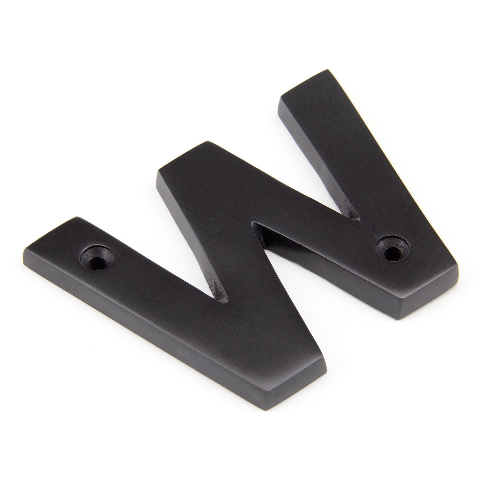 Aged Bronze Letter W | From The Anvil - Letters - From The Anvil - Yester Home