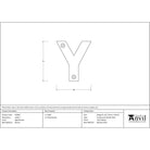 Aged Bronze Letter Y | From The Anvil - Letters - From The Anvil - Yester Home