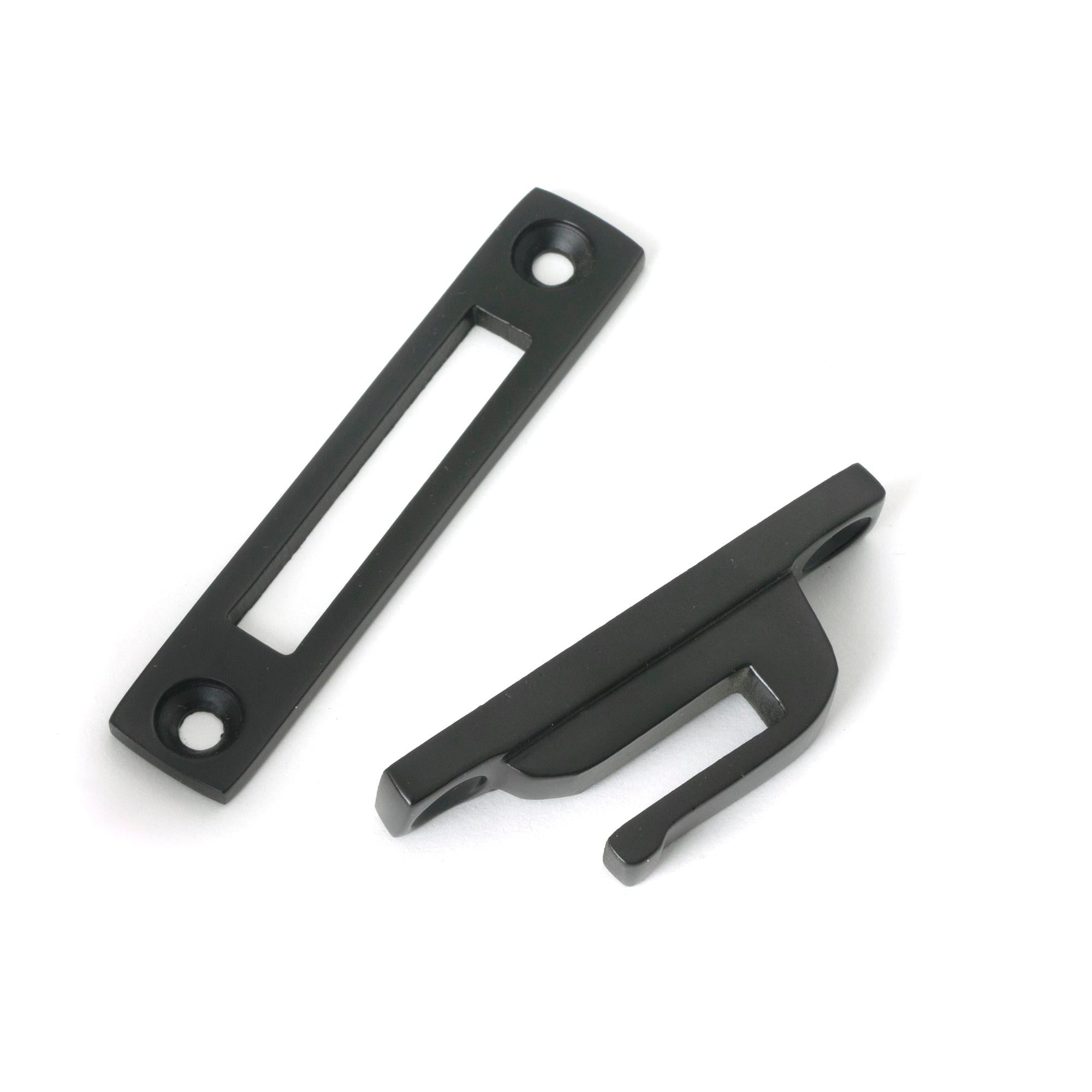 Aged Bronze Locking Art Deco Fastener - LH - Locking Fasteners - From The Anvil - Yester Home