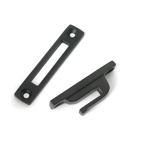 Aged Bronze Locking Art Deco Fastener - LH - Locking Fasteners - From The Anvil - Yester Home