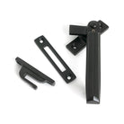 Aged Bronze Locking Art Deco Fastener - RH - Locking Fasteners - From The Anvil - Yester Home