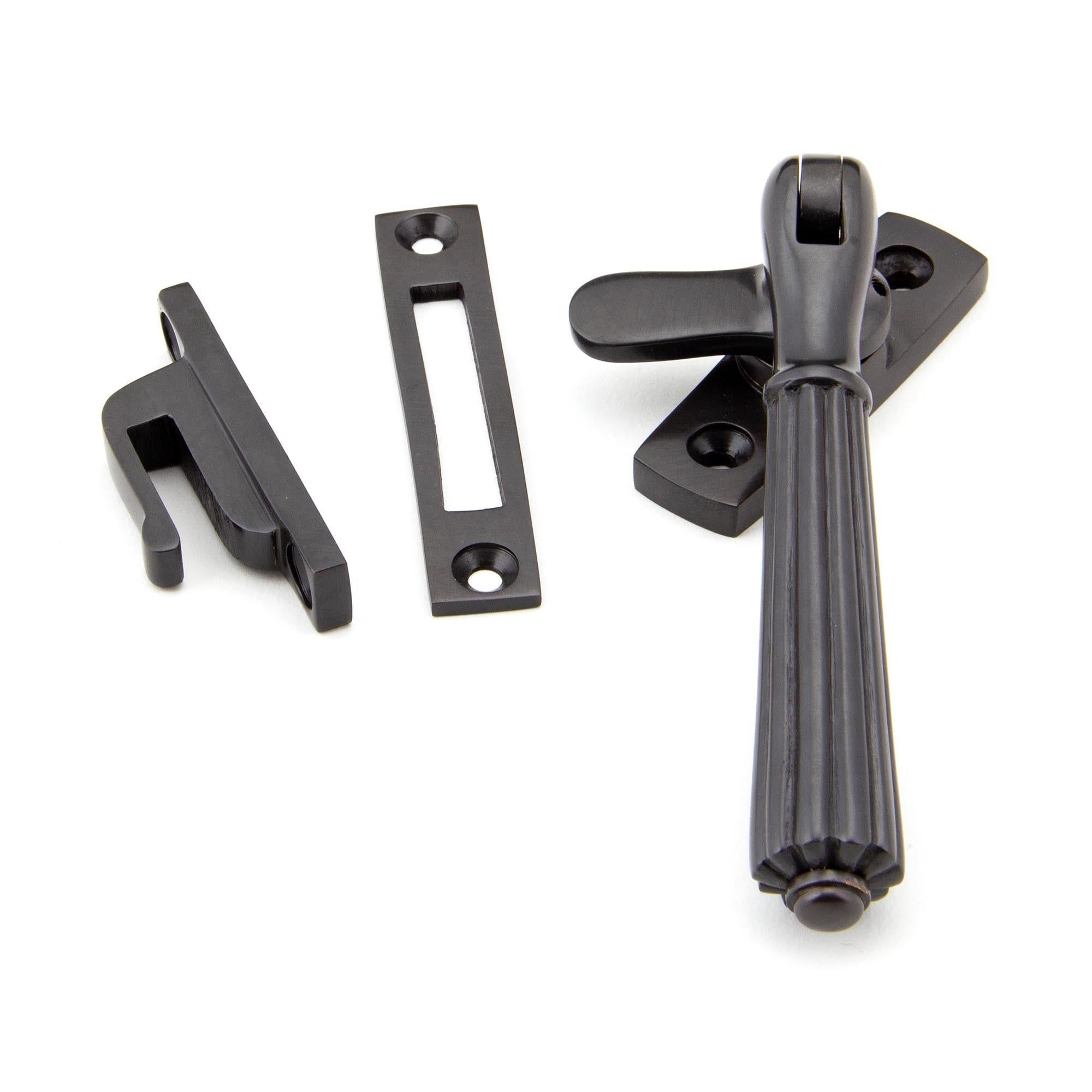 Aged Bronze Locking Hinton Fastener | From The Anvil - Locking Fasteners - From The Anvil - Yester Home