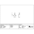 Aged Bronze Locking Stay Pin (Steel Window) - Stay Pins - From The Anvil - Yester Home