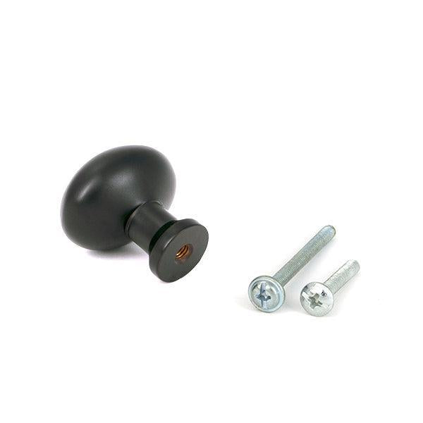 Aged Bronze Moore Cabinet Knob - 32mm - Cabinet Knobs - From The Anvil - Yester Home