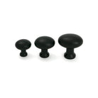Aged Bronze Moore Cabinet Knob - 32mm - Cabinet Knobs - From The Anvil - Yester Home