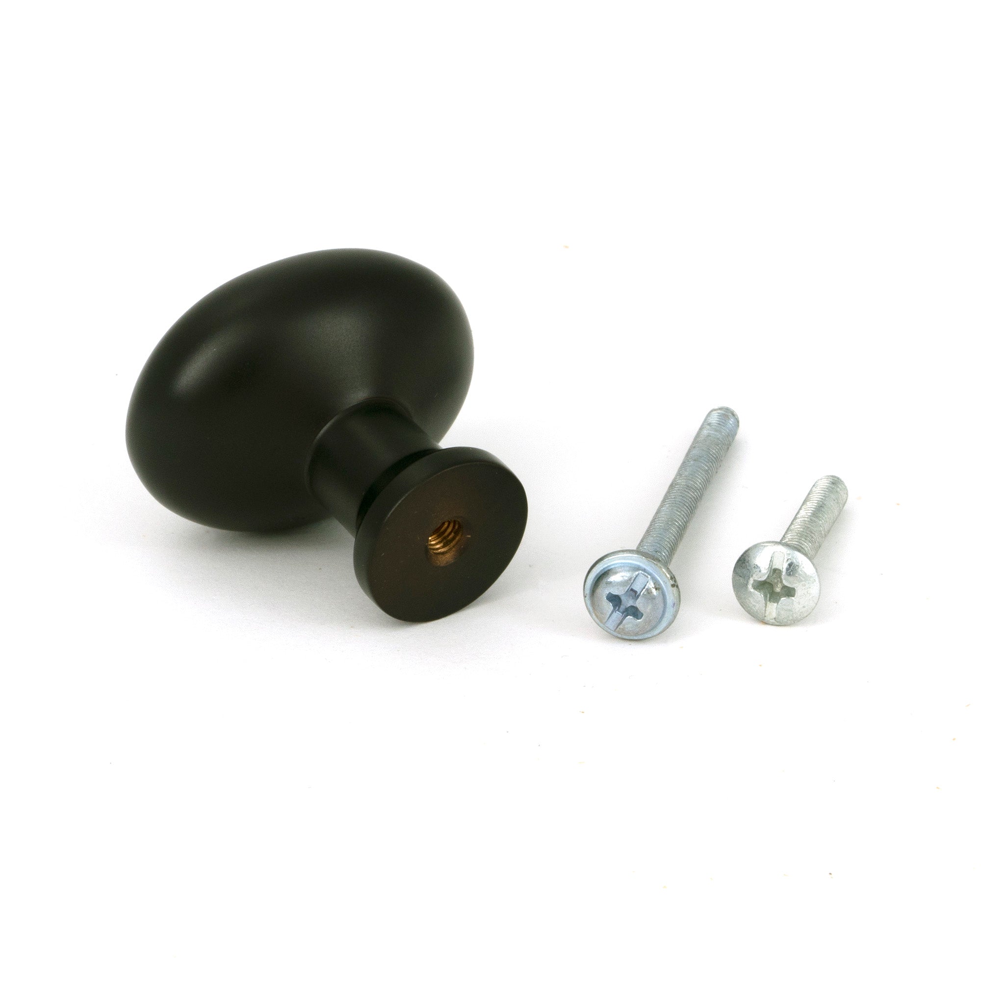 Aged Bronze Moore Cabinet Knob - 38mm - Cabinet Knobs - From The Anvil - Yester Home