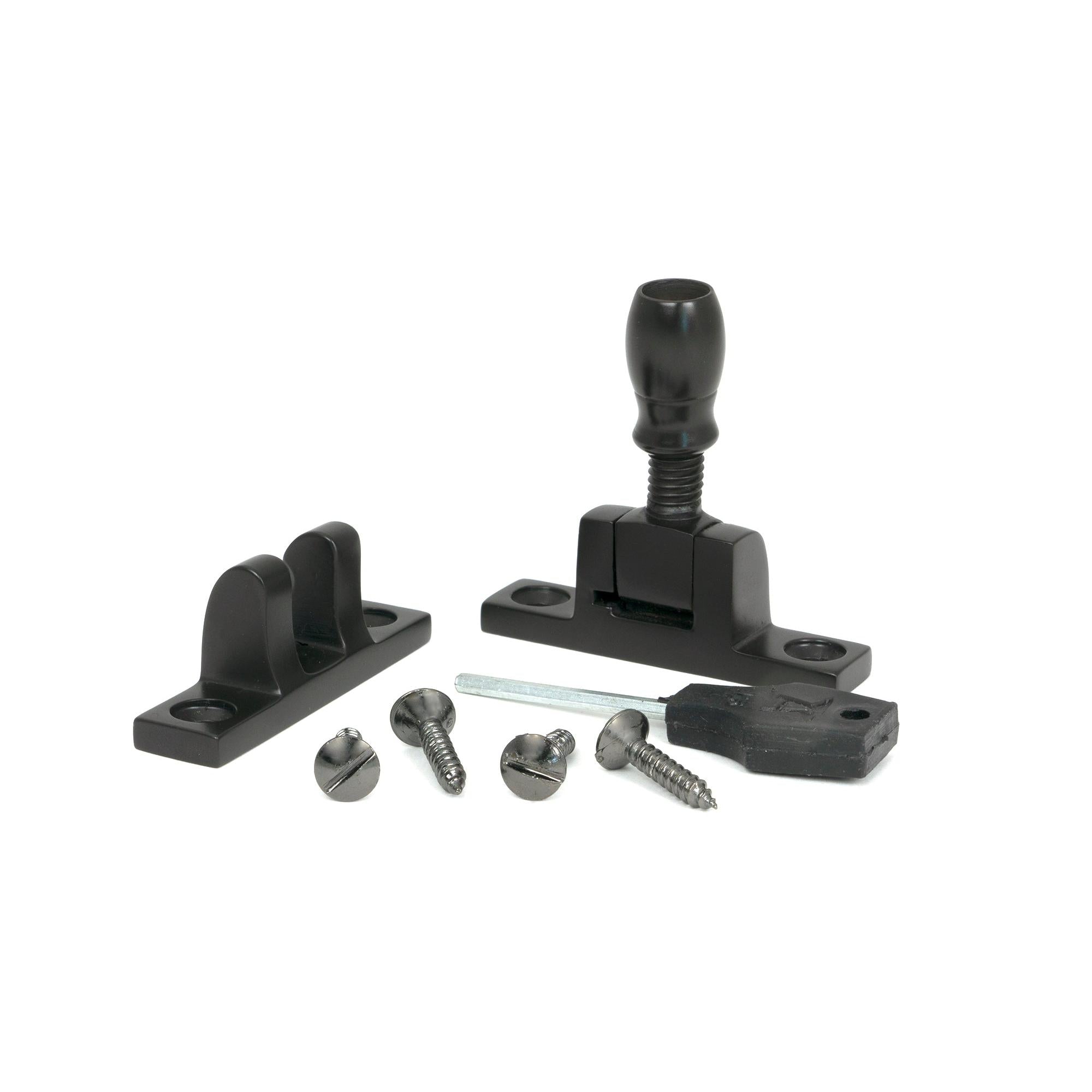 Aged Bronze Mushroom Brighton Fastener - Narrow (Square) | From The Anvil - Brighton Fasteners - From The Anvil - Yester Home