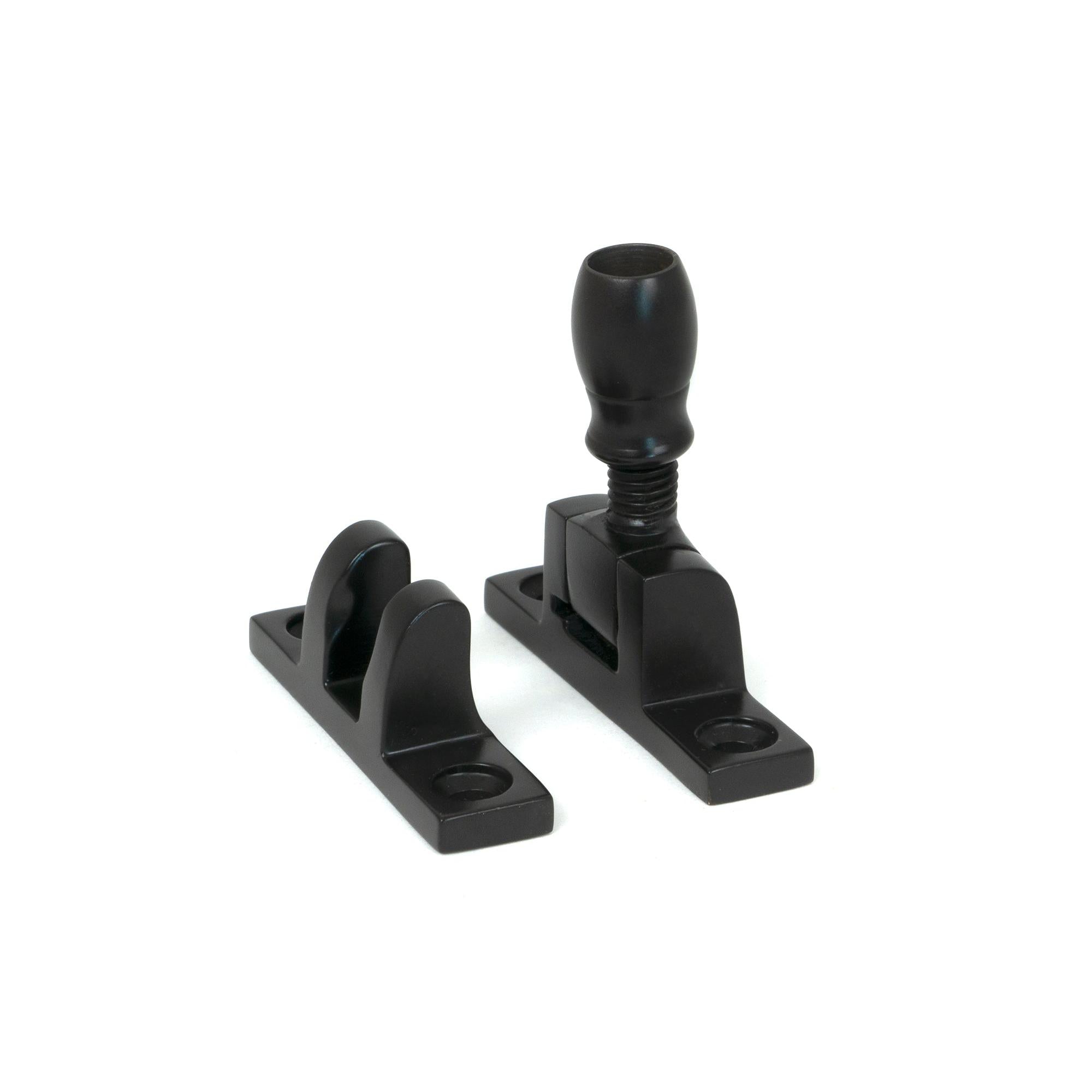Aged Bronze Mushroom Brighton Fastener - Narrow (Square) | From The Anvil - Brighton Fasteners - From The Anvil - Yester Home