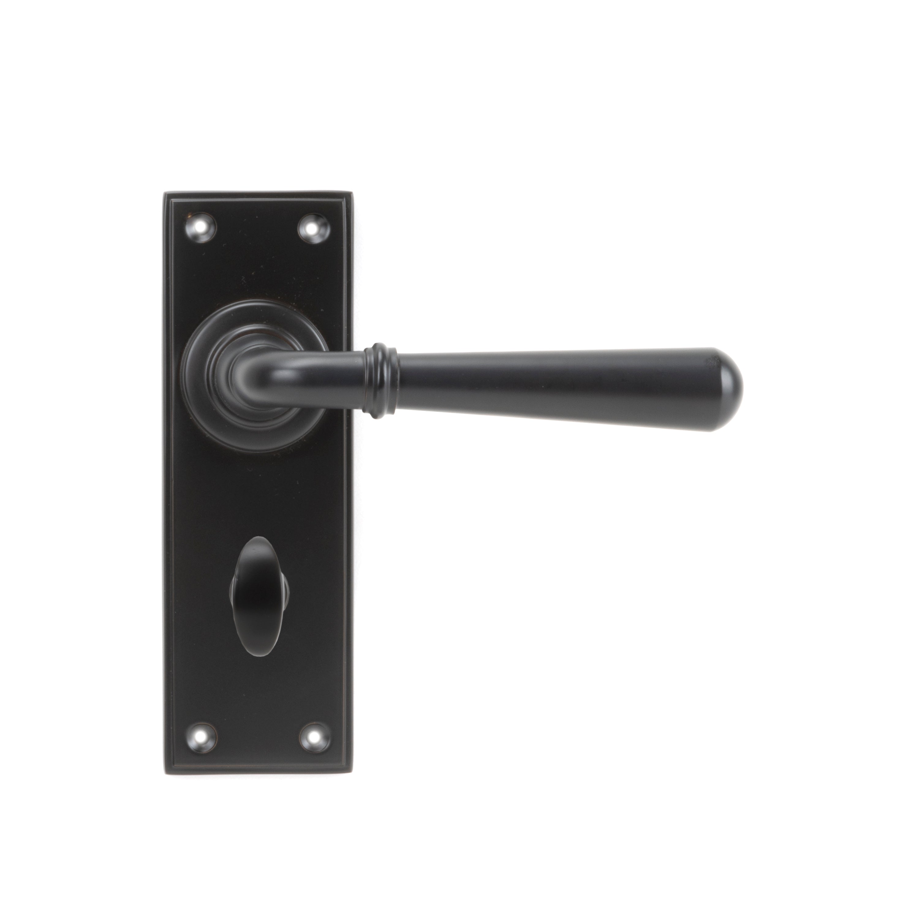 Aged Bronze Newbury Lever Bathroom Set | From The Anvil-Lever Bathroom-Yester Home