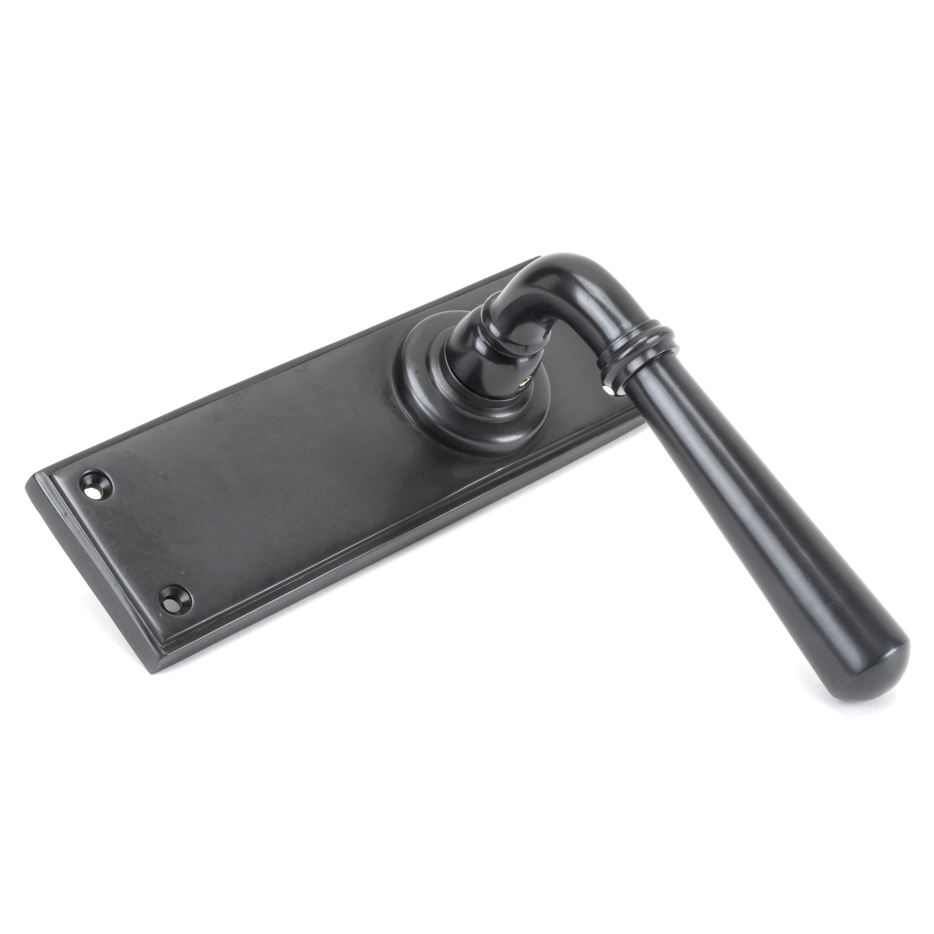 Aged Bronze Newbury Lever Latch Set | From The Anvil-Lever Latch-Yester Home