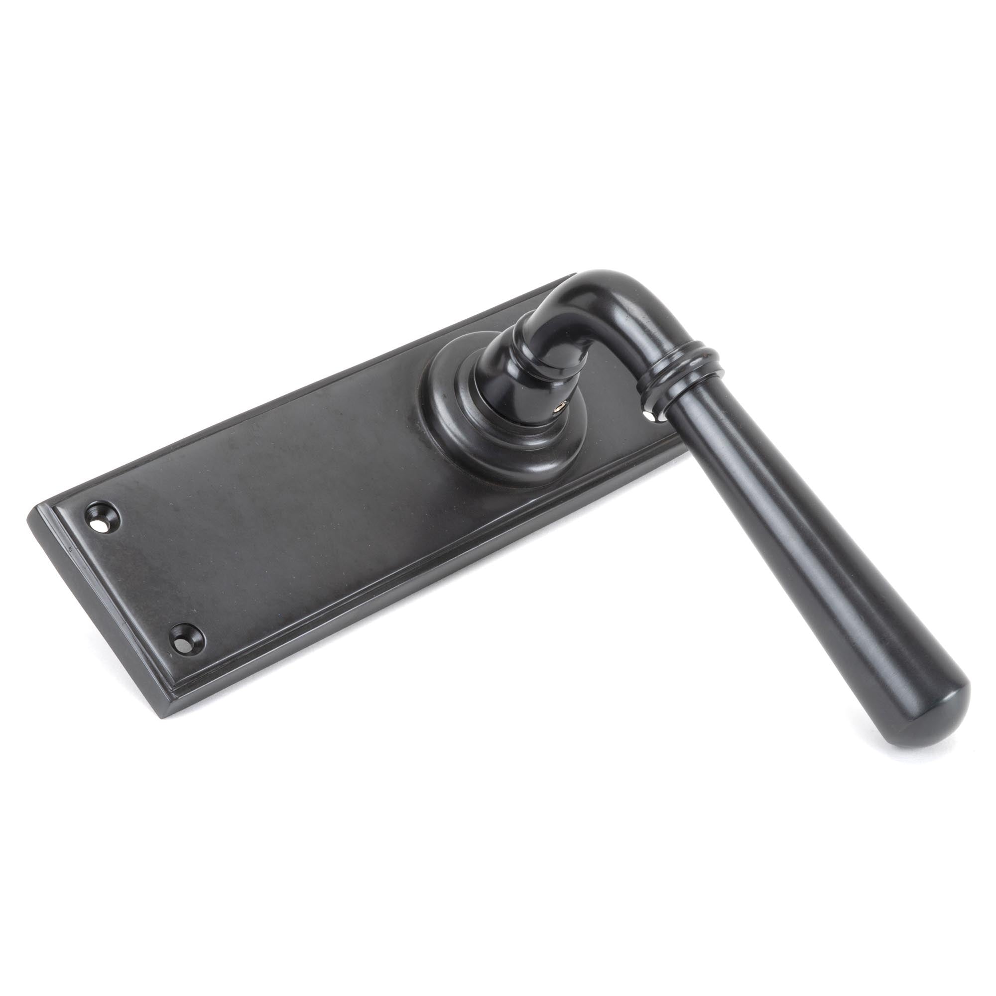 Aged Bronze Newbury Lever Latch Set | From The Anvil - Lever Latch - From The Anvil - Yester Home