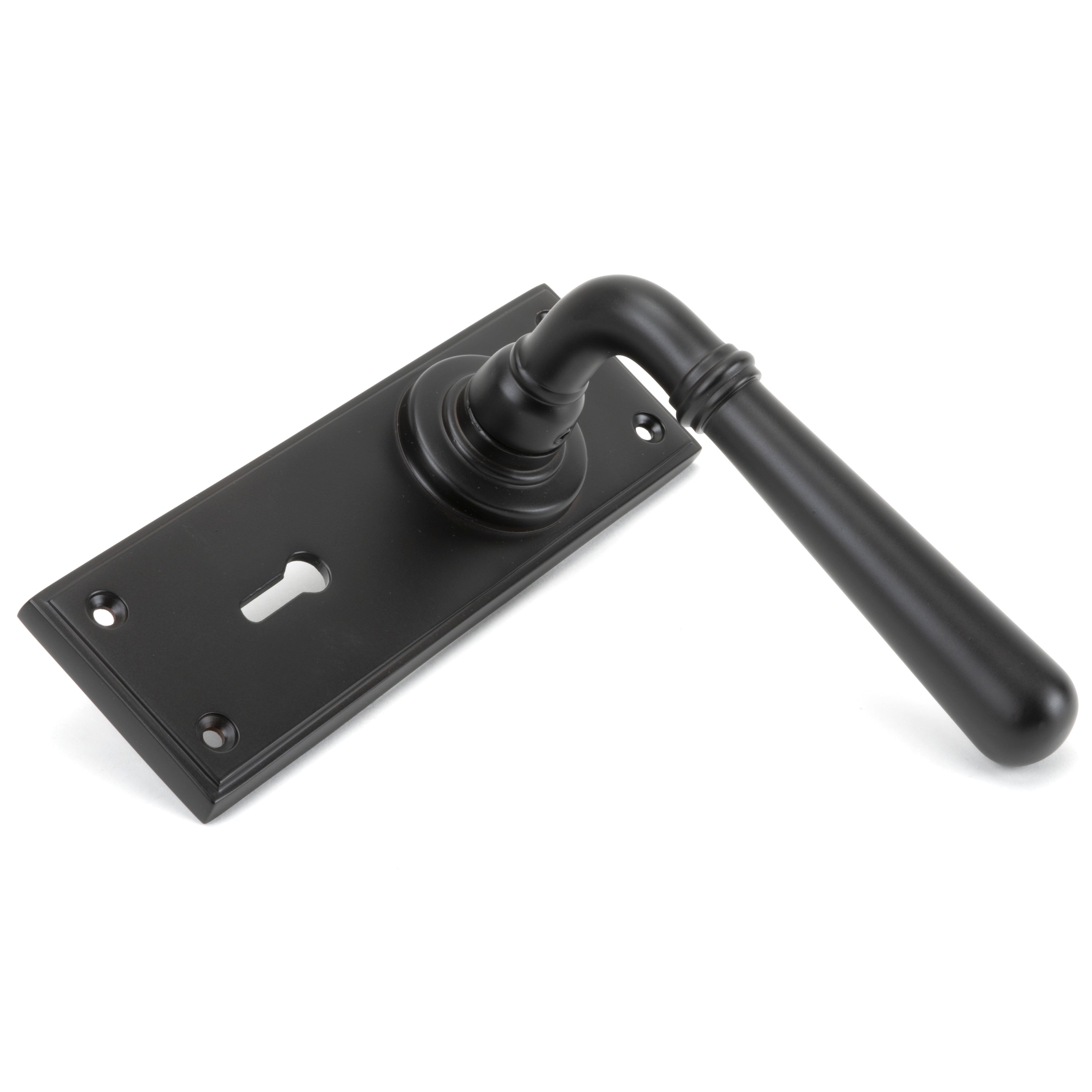 Aged Bronze Newbury Lever Lock Set | From The Anvil-Lever Lock-Yester Home