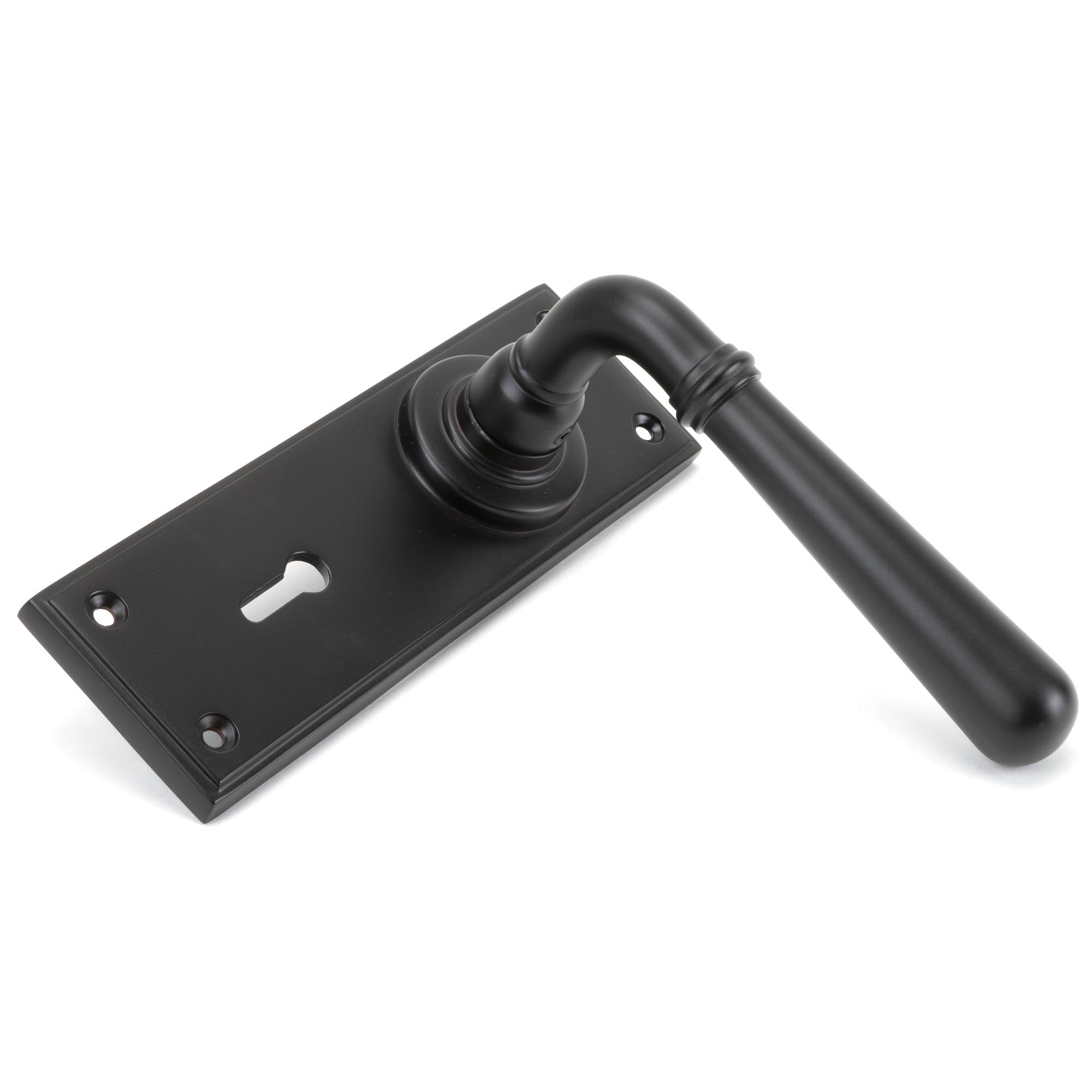 Aged Bronze Newbury Lever Lock Set | From The Anvil - Lever Lock - From The Anvil - Yester Home